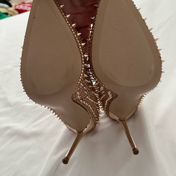 Brand new Steve Madden Rose Gold spiked high heels - Picture 6 of 7